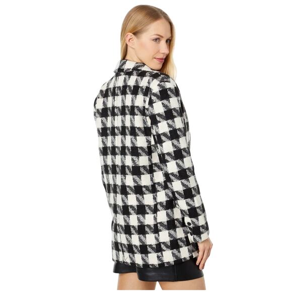 $128 MSRP Blank NYC Oversized Houdstooth Blazer - Sz M - NWT - Picture 2 of 9